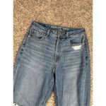 American Eagle Mom Jean Comfort Stretch Waistband Ripped Knees Denim High Rise 4 Photo 7