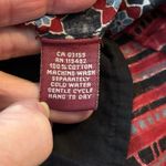 April Cornell Size L Happy Mushroom Tunic Mini Dress Tank Boho Indie Pockets Blue Size L Photo 6