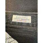 Levi's ‎ High Rise Deconstructed Button Fly Studded Denim Premium Skirt Size 24 Photo 3