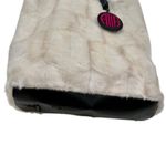 Maison Atia Faux Fur Tote Bag White Photo 2