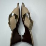 Liz Claiborne Trudy Beige Leather Sandals Size 9M Photo 4