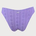 BERLOOK Purple Jacquard Bikini Bottom ONLY 11 Photo 5