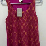 Anthropologie  Lace Boho Neon Top size xs‎ Photo 0