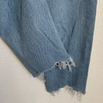 American Eagle 5/$25  Distressed Raw Hem Straight Jeans Light Wash Photo 2