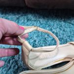 Ralph Lauren Lauren Cream Leather Sandals Photo 9
