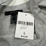 Forever 21 NWT  Bodysuit L Womens Grey Knit Sleeveless Contour Sculpt Photo 5