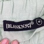 BLANKNYC Womens Mint Green‎ Casual Drawstring Paper bag Ramie Shorts Medium Green Photo 2