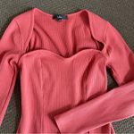 Lulus  Salmon colored rubbed bodysuit size M Photo 1