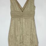 BCBG MaxAzria gold dress with beading Photo 4