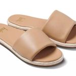 Beek Puffbird Beach Tan Leather Rafia Sandals Size 10 Photo 4
