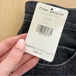 Free People  We The Free Makai Black Distressed Denim Jean Shorts Photo 5