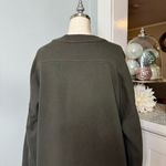 Lululemon Perfectly Oversized Crew Sweatshirt Dark Olive Green Size 12 Photo 7
