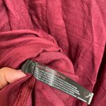 Free People Intimately Not A Chance Burgundy Corset Lace Up dress M Photo 4