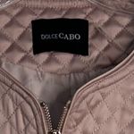 Dolce Cabo Short Quilted Jacket with Zipper Sleeve Size XS Photo 2
