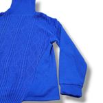 ZARA  Sweater Size Small Women's Knit Sweater Half Fleece Sweater Cowl Neck  Photo 3