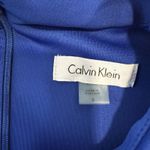 Calvin Klein  Royal Blue Scuba Silver Necklace Sleeveless Sheath Dress Size 6 Photo 8