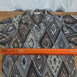 Jaeger London lightweight wool geometric pattern shirt Photo 6