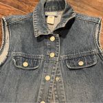 Pendleton 90s  South Western Country Denim Vest Sz Small Photo 2