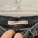 Levi's Levi Premium Women's Ribcage Straight Ankle Jeans Size 26 Washed Black Photo 3