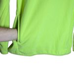 Columbia  Thermal Cowl Neck Hoodie Sz S Neon Yellow Pullover Omni-Wick Layering Photo 9