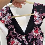 Club Monaco  Floral Jumpsuit Sleeveless Cropped Wide Leg 4 small Photo 4