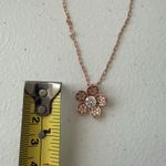 Giani Bernini NWT Rose Gold 925 Sterling Silver 18” Necklace With Flower Pendant Photo 2