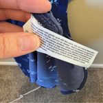 Eloquii  Blue Floral Peplum Midi Dress Womens 20 Long Sleeve Modest Casual Boho Photo 3