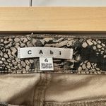 CAbi #958 Diamondback Snakeskin Print Skinny Jeans Size 4 Photo 2