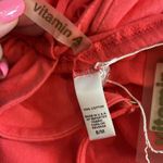 Vitamin A  Jersey Cover Up-Guava, bikini cover, 100%Cotton, lined mini dress, NWT Photo 4