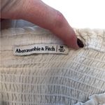 Abercrombie & Fitch - White Midi Smocked Spring Bridal Casual Dress Sz Medium Photo 4