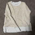 Leopard Crewneck Sweatshirt White Size M Photo 3