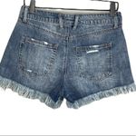 Vanilla Star Jeans Vanilla Star Women’s Jean Distressed Festival Shorts Size 9 Photo 5