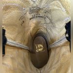 Justin Boots Justin Vintage Pink Floral Inlay Cowboy Western Boots 7.5 Photo 5