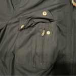 Ralph Lauren  size 2X windbreaker equestrian jacket navy blue leather trim Photo 9