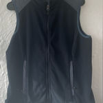 L.L. Bean Vest Womens Size S Black Fleece Sleeveless Full Zip Mock Neck Pockets Photo 0