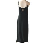 Victoria's Secret Slinky Onyx Sexy Stretchy Body Hug Slip Dress Side Split Sz L Photo 4