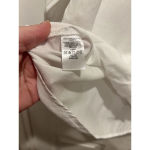 Lou & grey  LOFT White Faux‎ Wrap Long Sleeve Top Lyocell Women’s Size Large Photo 6