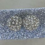 Free People Silver Beaded Earrings Photo 1