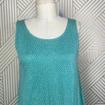 Marimekko Kissi‎ Sleeveless Polka Dot Tank Dress Turquoise Size US Small Green Photo 1