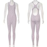 Outdoor Voices  Lavender Grey Freeform Unitard Jumpsuit Outdoors Athletic Yoga XS Photo 1