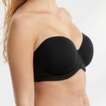 Wacoal  Black bra Strapless 38DDD NEW has straps no underwire seamless Photo 8