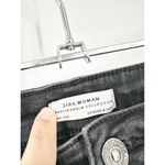 ZARA  Black Distressed Ripped Denim High Rise Skinny Jeans Size 8 Photo 3