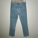 Mother Mid Rise Dazzler Ankle Fray jeans Reading By The Pool 30 Blue Photo 9