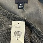 Gap Women's Swing Dress Size Medium Long Sleeve Gray w/ Gold Metallic
Thread NEW Photo 4