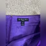 J. Crew Factory The Pencil Skirt Womens Size 2 Purple Double Serge Wool Blend Photo 5