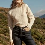 πDOENπ Diana Jean ~ High Waisted Button Fly Jeans Rinse Wash Dark Blue 30 NWT Photo 6