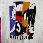 Space Jam A New Legacy Ready to Jam Looney Tunes Movie Tee M Photo 1