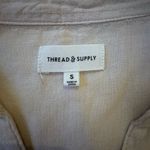 Thread and Supply Size Small Farrah Shirt in Heather Oatmeal Photo 3