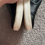 London Rebel Black & White Slip On Sneakers With Metal Trim | Size 37 US 7 Photo 3