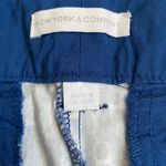 New York And Company  Blue Cotton Shorts Size 6 Photo 3